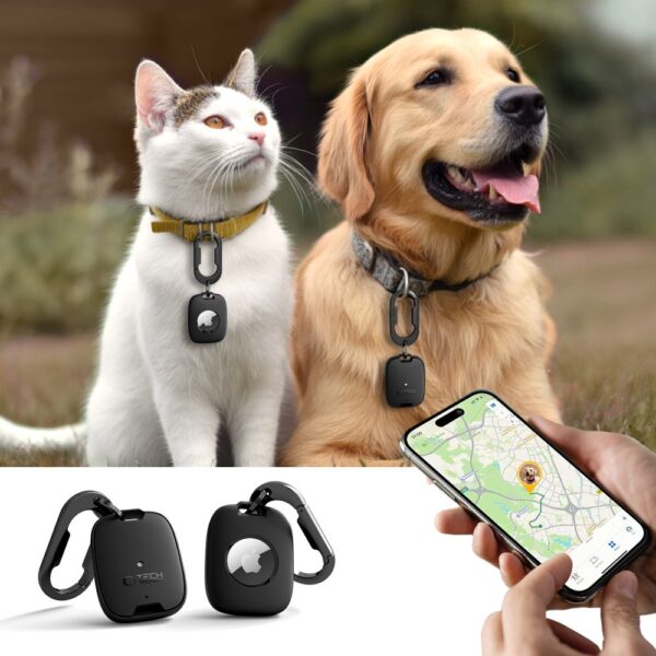 CREATOR: gd-jpeg v1.0 (using IJG JPEG v62), quality = 80 Tech-Protect Velar case for Apple AirTag 1 / 2 - blackeng