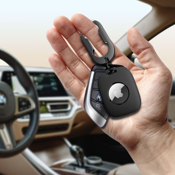 CREATOR: gd-jpeg v1.0 (using IJG JPEG v62), quality = 80 Tech-Protect Velar case for Apple AirTag 1 / 2 - blackeng