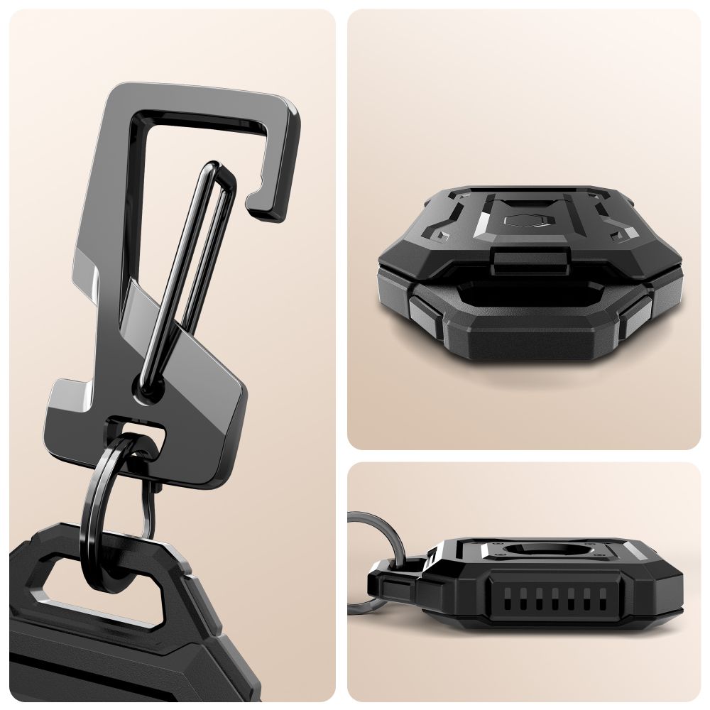 Tech-Protect Kevlar Pro Case for Apple AirTag 1/2 - Blackeng