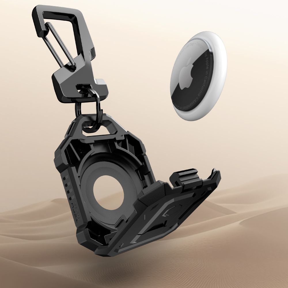 Tech-Protect Kevlar Pro Case for Apple AirTag 1/2 - Blackeng