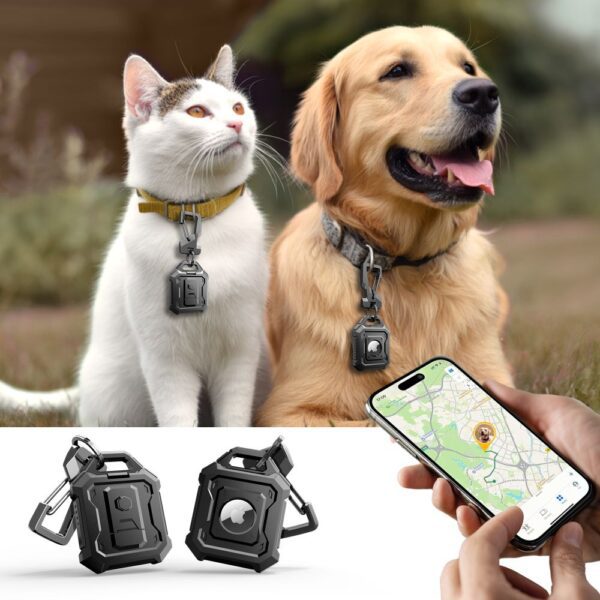 Tech-Protect Kevlar Pro Case for Apple AirTag 1/2 - Blackeng