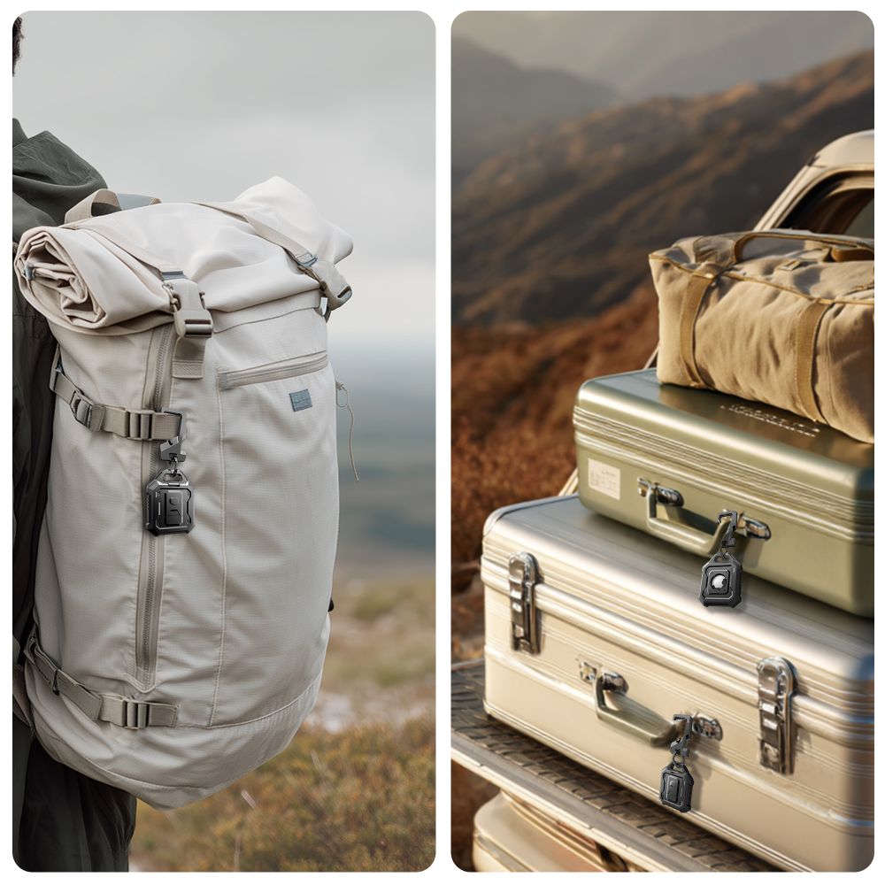 Tech-Protect Kevlar Pro Case for Apple AirTag 1/2 - Blackeng