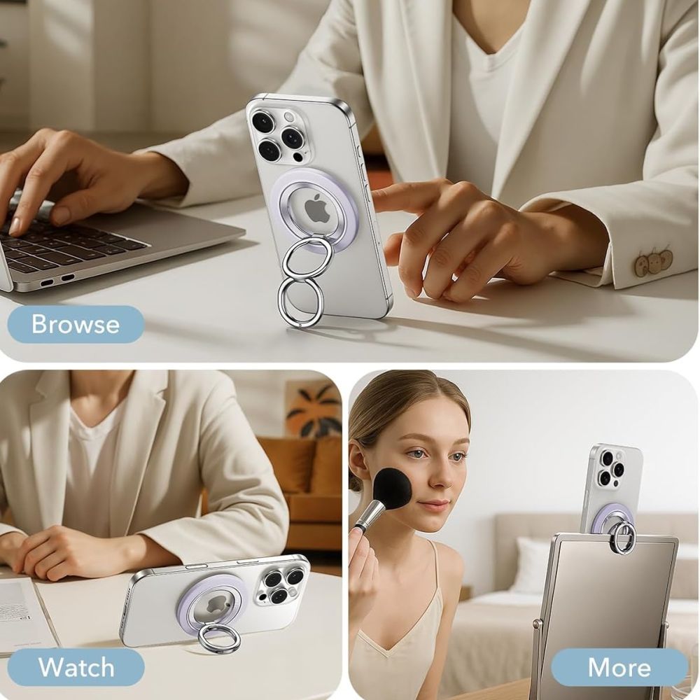 ESR Magnetic HaloLock MagSafe Phone Holder - Purpleeng