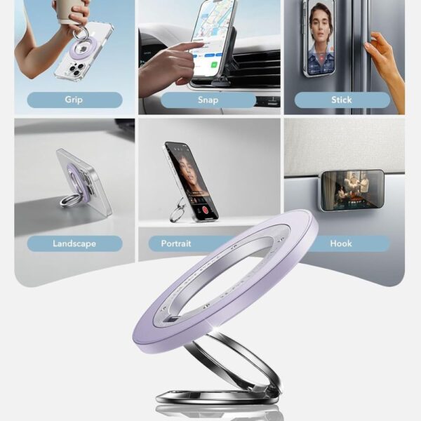 ESR Magnetic HaloLock MagSafe Phone Holder - Purpleeng