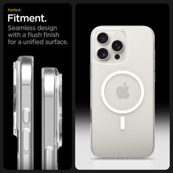 Spigen Thin Fit MagSafe Case for iPhone 16 Pro Max - Clear and Whiteeng