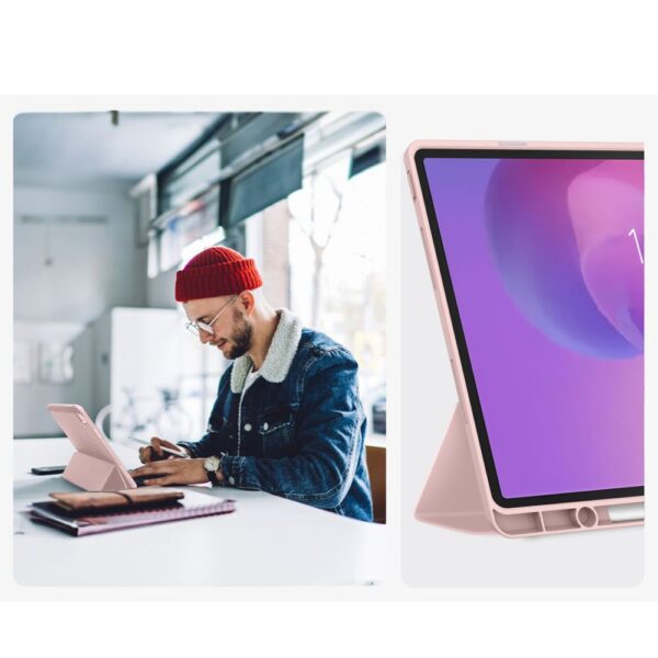 TechProtect SmartCase Pen Case for Lenovo Idea Tab Plus 12.1 TB-361 - Pinkeng