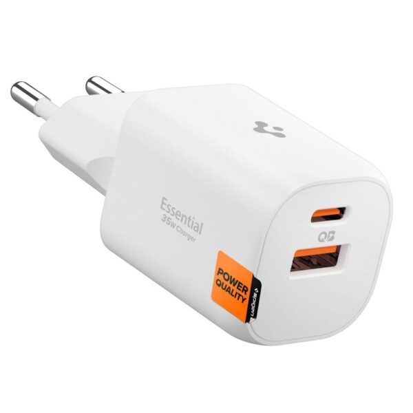 Spigen Essential EE352EU USB-C / USB-A 35W Wall Charger - Whiteeng