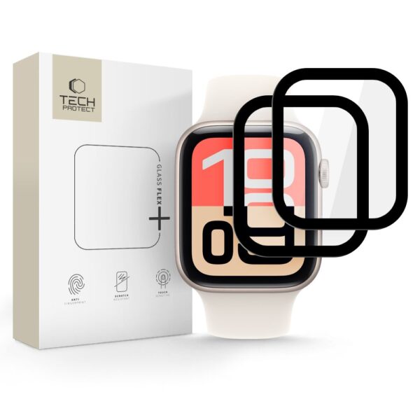 Tech-Protect Glass Flex+ 2-pack for Apple Watch 40mm - Blackeng