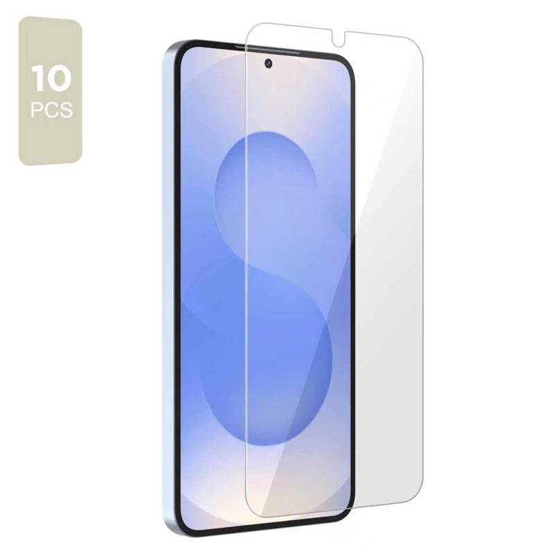 CLEAR Tech-Protect Tempered Glass Bundle 10-pack for Samsung Galaxy S24/S25eng