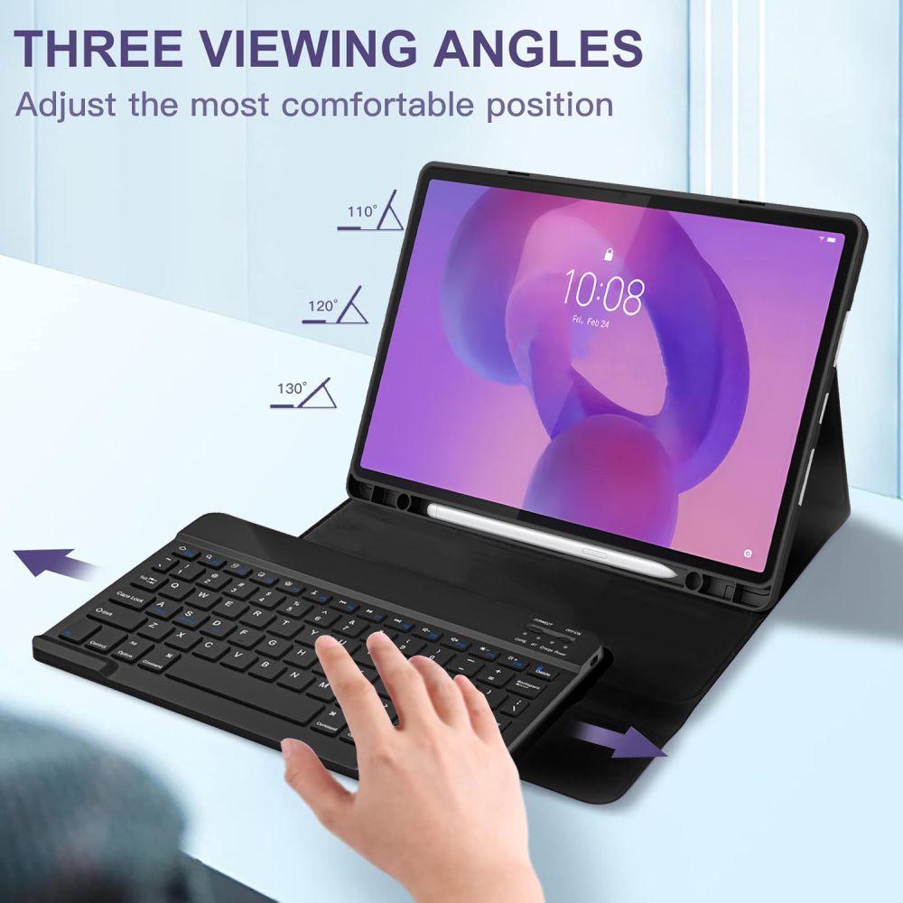 CREATOR: gd-jpeg v1.0 (using IJG JPEG v62), quality = 80 Tech-Protect SC Pen Case for Lenovo Idea Tab Plus 12.1 TB-361 - Blackeng