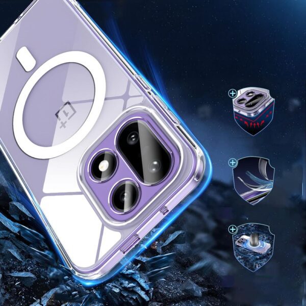 Tech-Protect Flexair Hybrid MagSafe Case for OnePlus 15 - Transparenteng