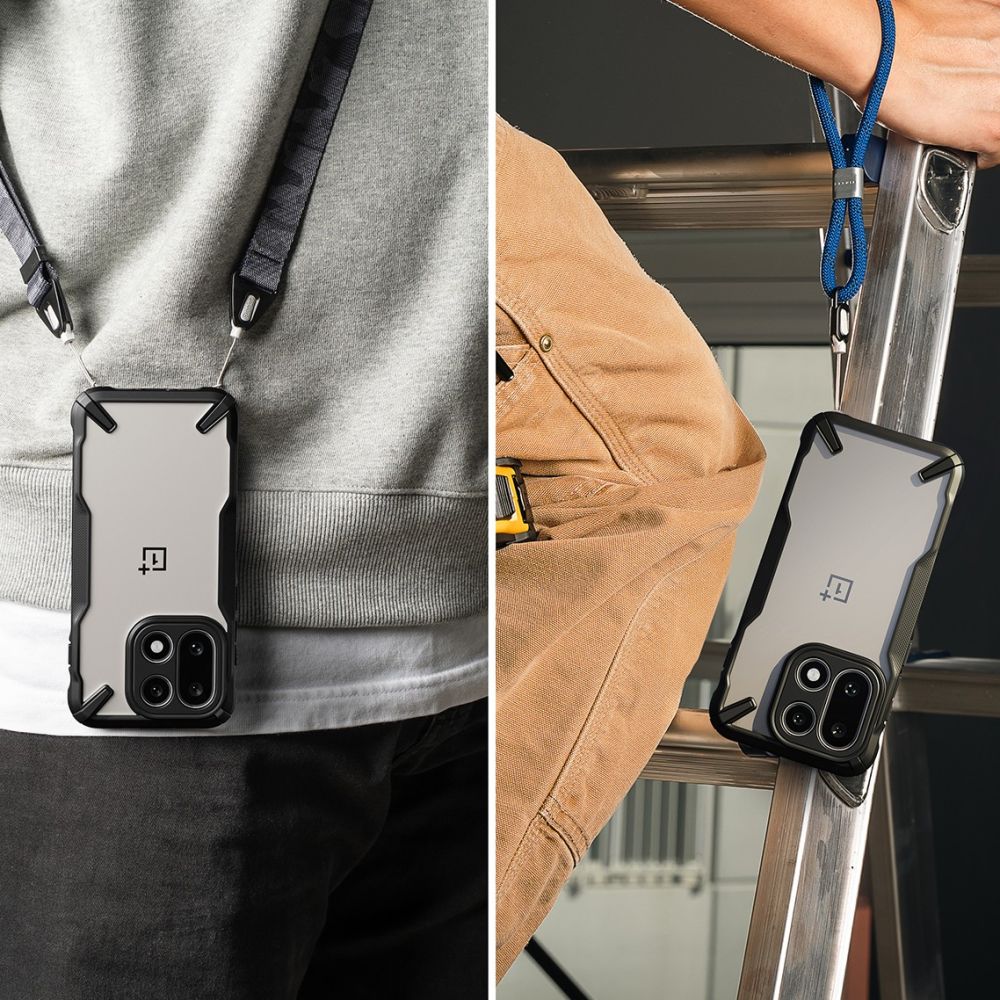 Ringke Fusion X Case for OnePlus 15 - Clear Blackeng