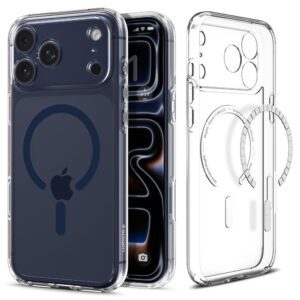Spigen Ultra Hybrid MagSafe Case for iPhone 17 Pro Max - Clear Navy Blueeng