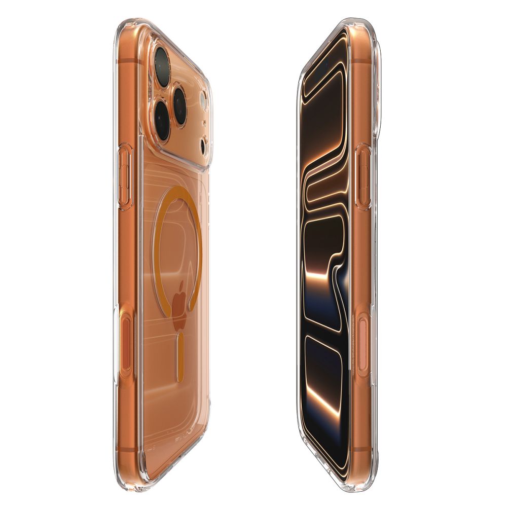 CREATOR: gd-jpeg v1.0 (using IJG JPEG v62), quality = 80 Spigen Ultra Hybrid MagSafe Case for iPhone 17 Pro - Clear Orangeeng