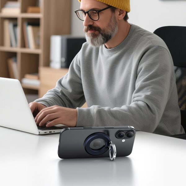 CREATOR: gd-jpeg v1.0 (using IJG JPEG v62), quality = 80 Tech-Protect MMR500 MagSafe Phone Holder - Navy Blueeng