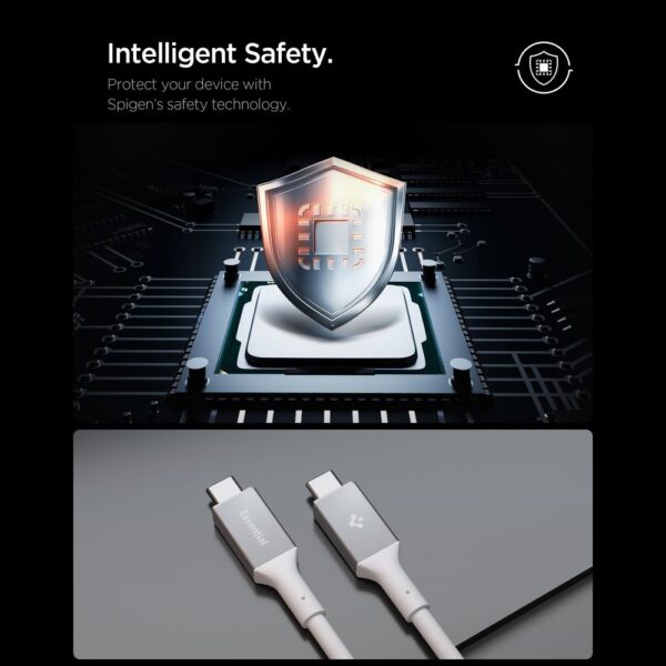 Spigen EB10020CC USB-C Cable 100W 200cm - Whiteeng
