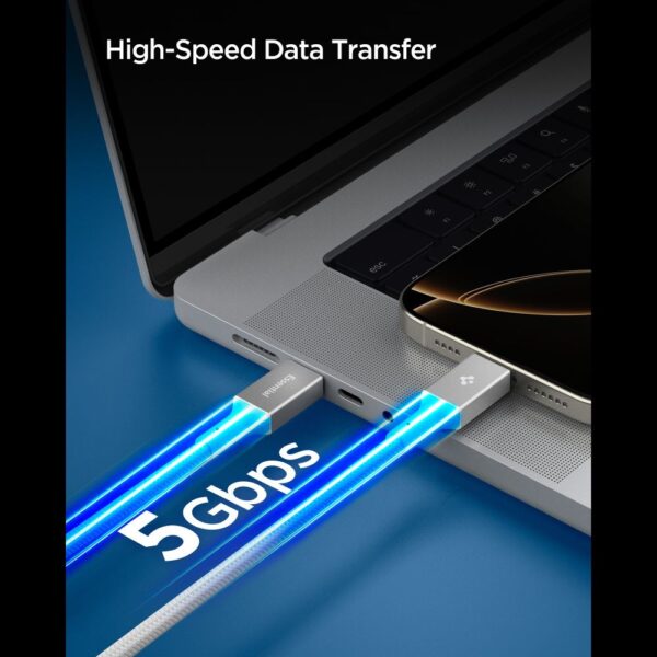 Spigen EB10010CC 100W 100 cm Cable - Whiteeng