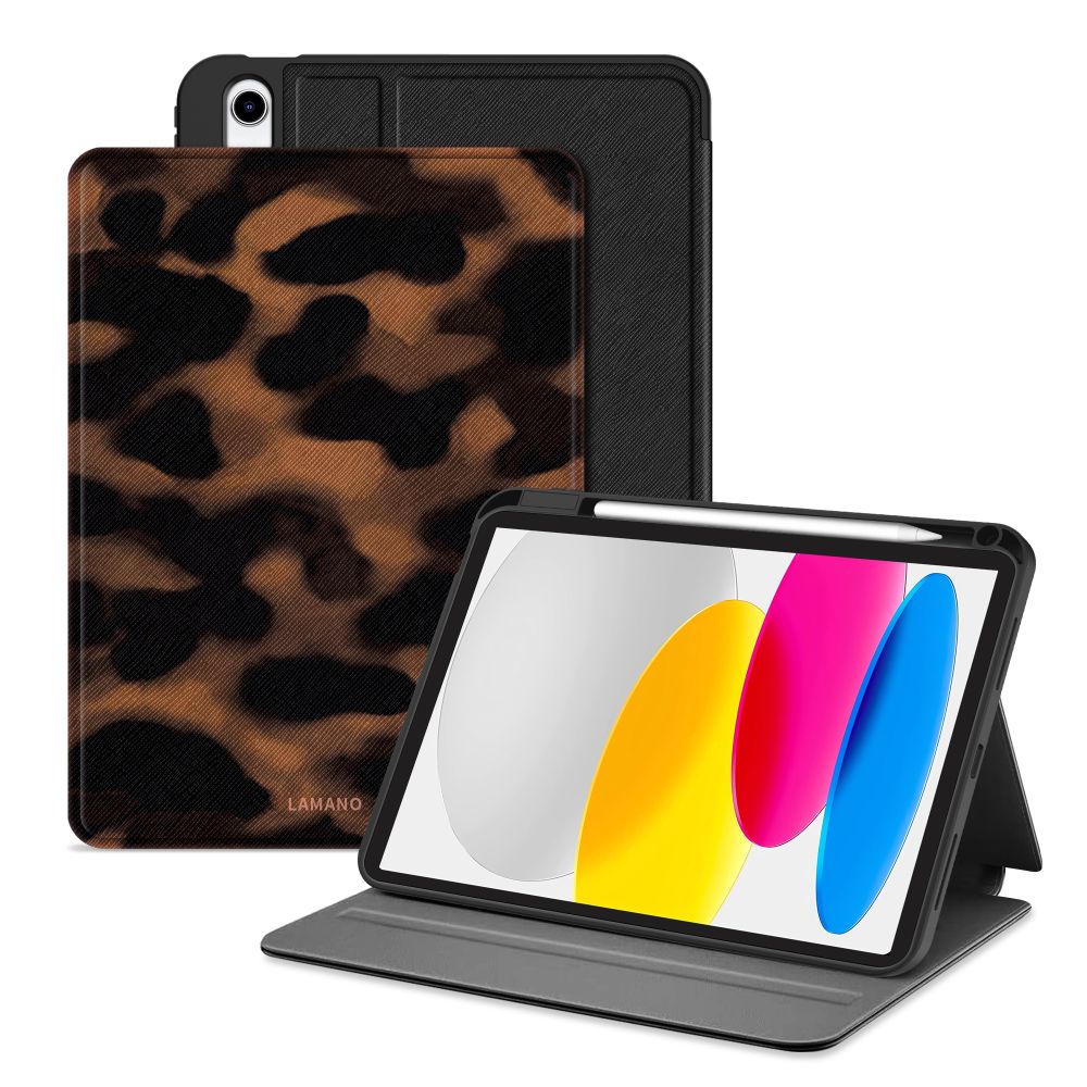 Tech-Protect Lamano case for iPad 10.9” 10 / 2022 / 11” 11 / 2025 - brown and blackeng