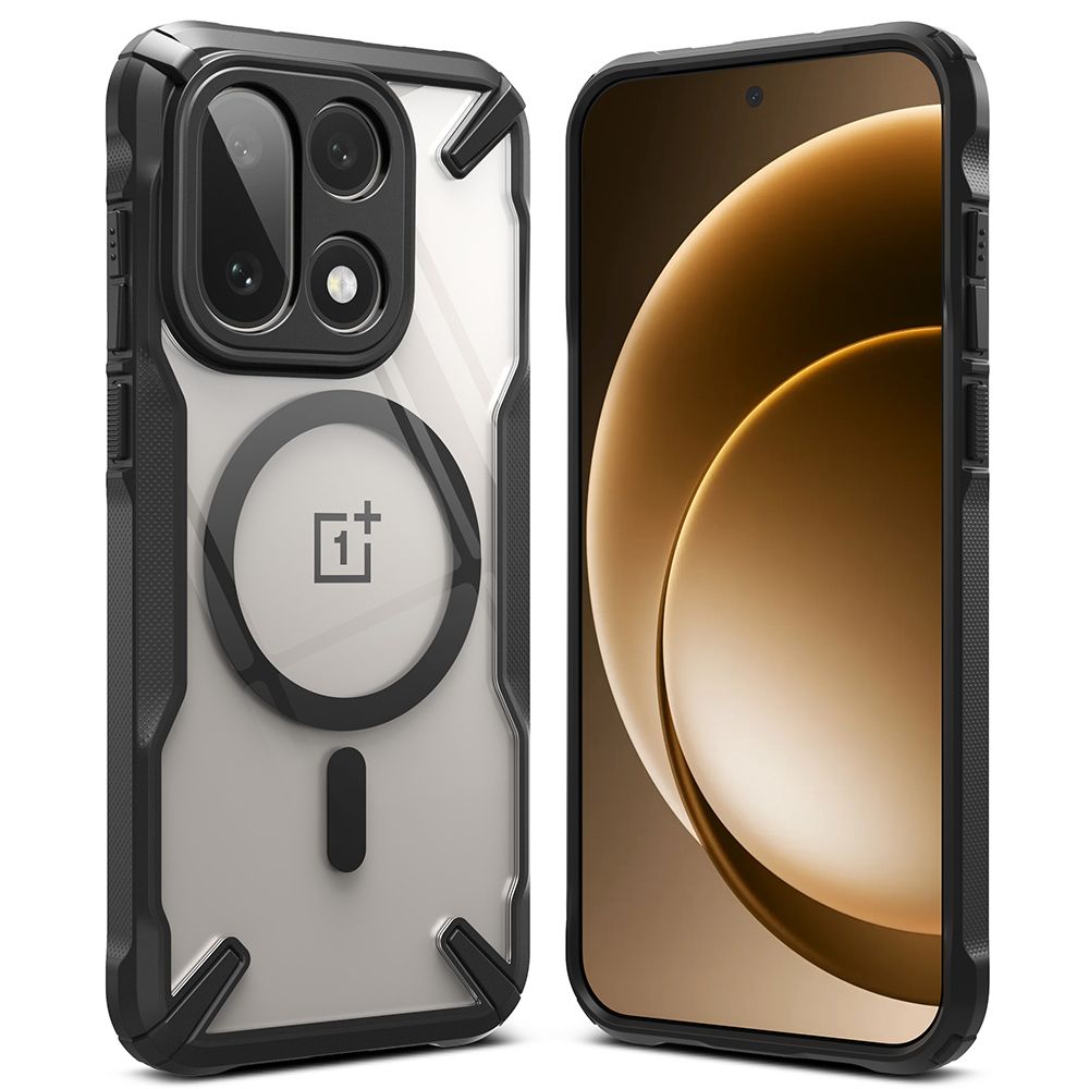 Ringke Fusion X Magnetic MagSafe Case for OnePlus 15 - Clear Blackeng