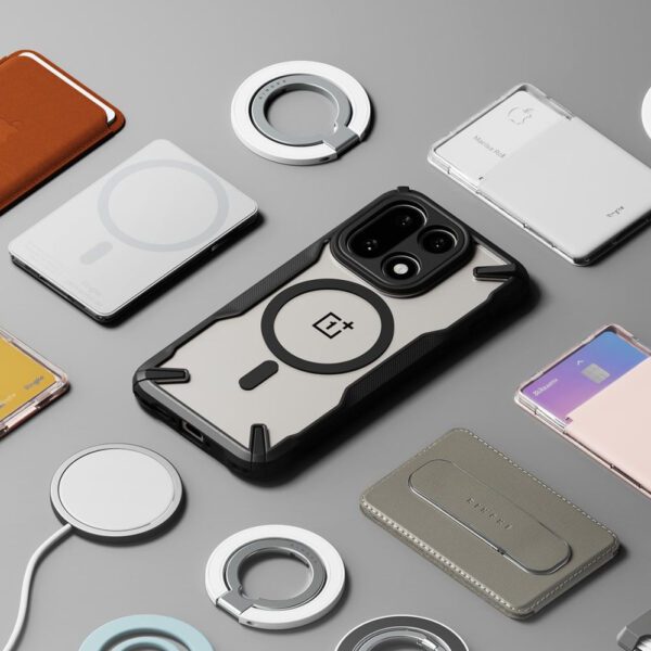 Ringke Fusion X Magnetic MagSafe Case for OnePlus 15 - Clear Blackeng