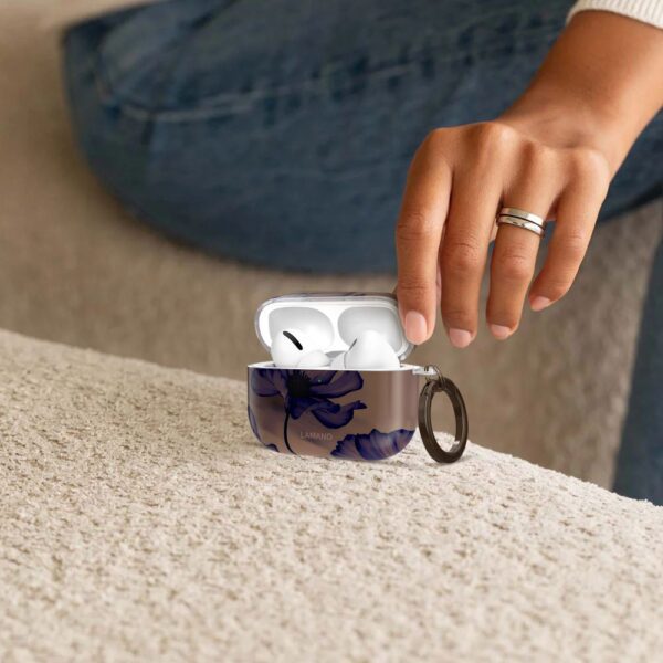 CREATOR: gd-jpeg v1.0 (using IJG JPEG v62), quality = 80 Tech-Protect Lamano case for AirPods Pro 1 / 2 - brown-purpleeng