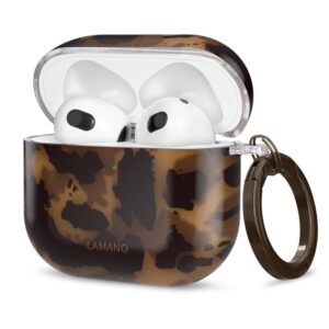 Tech-Protect Lamano case for AirPods 4 - brown and blackeng