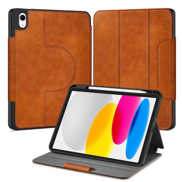 Tech-Protect Fleece Case for iPad 10.9” 10 / 2022 / 11” 11 / 2025 - Browneng