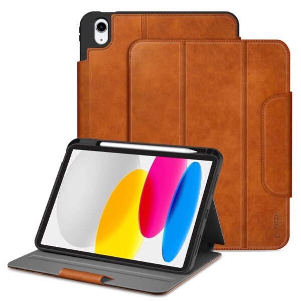 Tech-Protect Fleece Case for iPad 10.9” 10 / 2022 / 11” 11 / 2025 - Browneng