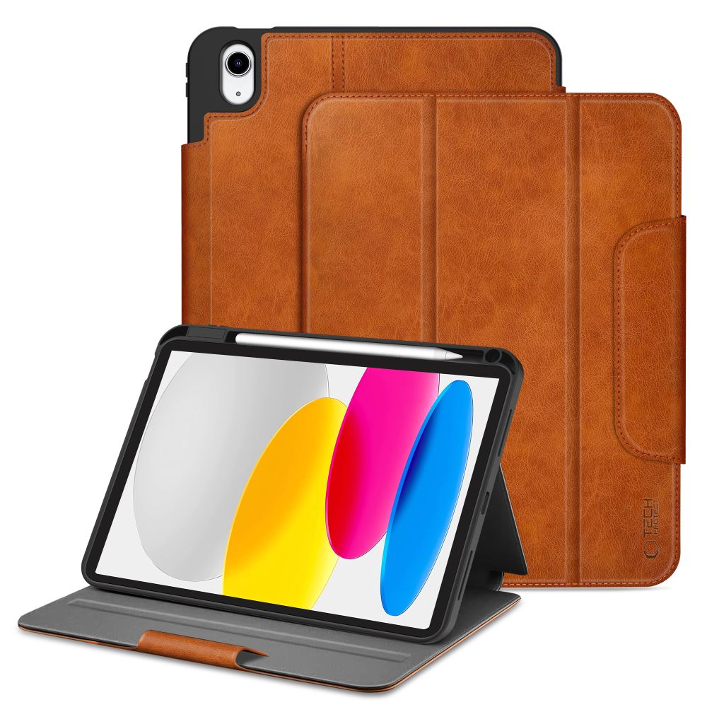 Tech-Protect Fleece Case for iPad 10.9” 10 / 2022 / 11” 11 / 2025 - Browneng