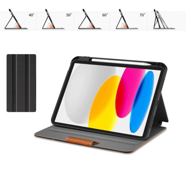 Tech-Protect Fleece Case for iPad 10.9” 10 / 2022 / 11” 11 / 2025 - Browneng