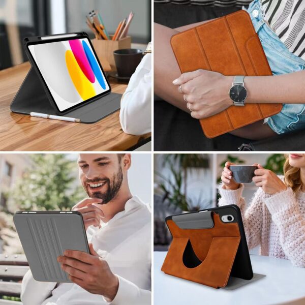 Tech-Protect Fleece Case for iPad 10.9” 10 / 2022 / 11” 11 / 2025 - Browneng