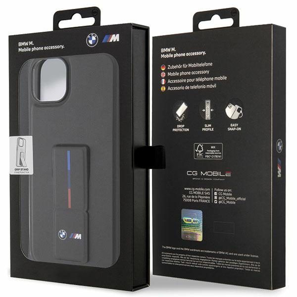 BMW Grip Stand Hot Stamp Case for iPhone 14 / 15 / 13 - Blackeng
