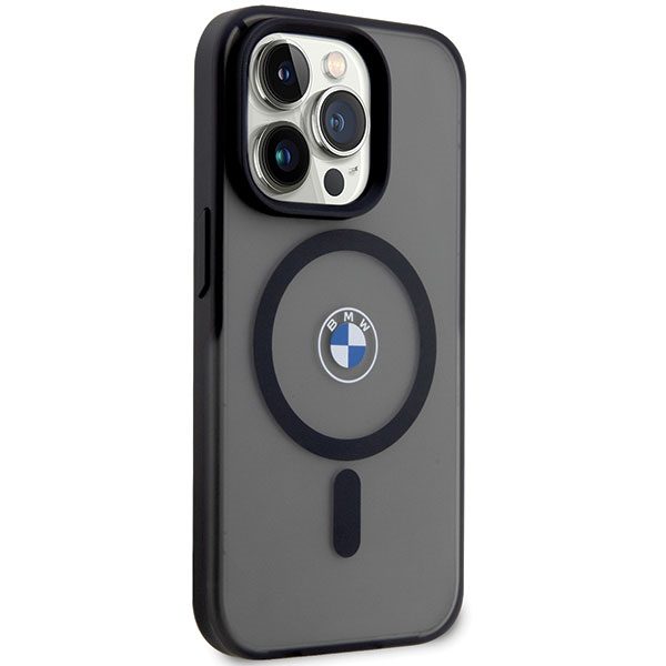 205433_4 BMW Signature MagSafe Case for iPhone 14 Pro - Blackeng