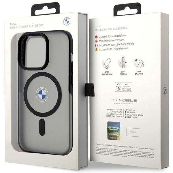 205433_8 BMW Signature MagSafe Case for iPhone 14 Pro - Blackeng