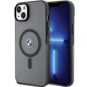 BMW Signature MagSafe Case for iPhone 14 Plus/15 Plus - Blackeng