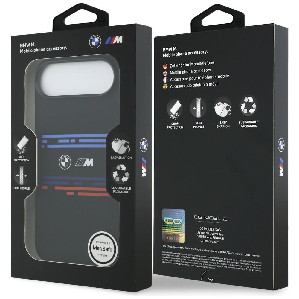 205450_8 BMW M Silicon Horizontal Line MagSafe Case for iPhone Air - Blackeng