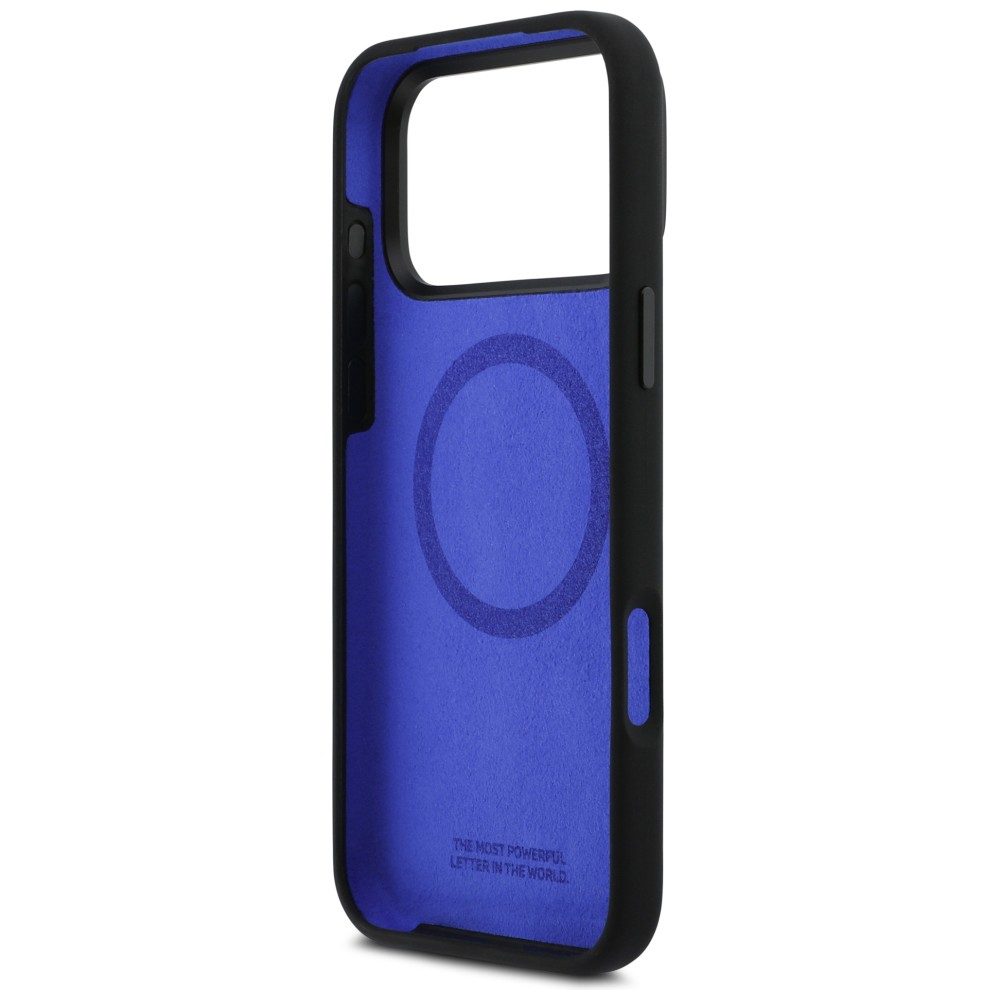 BMW M Silicon Logo MagSafe Case for iPhone 17 Pro Max - Blackeng