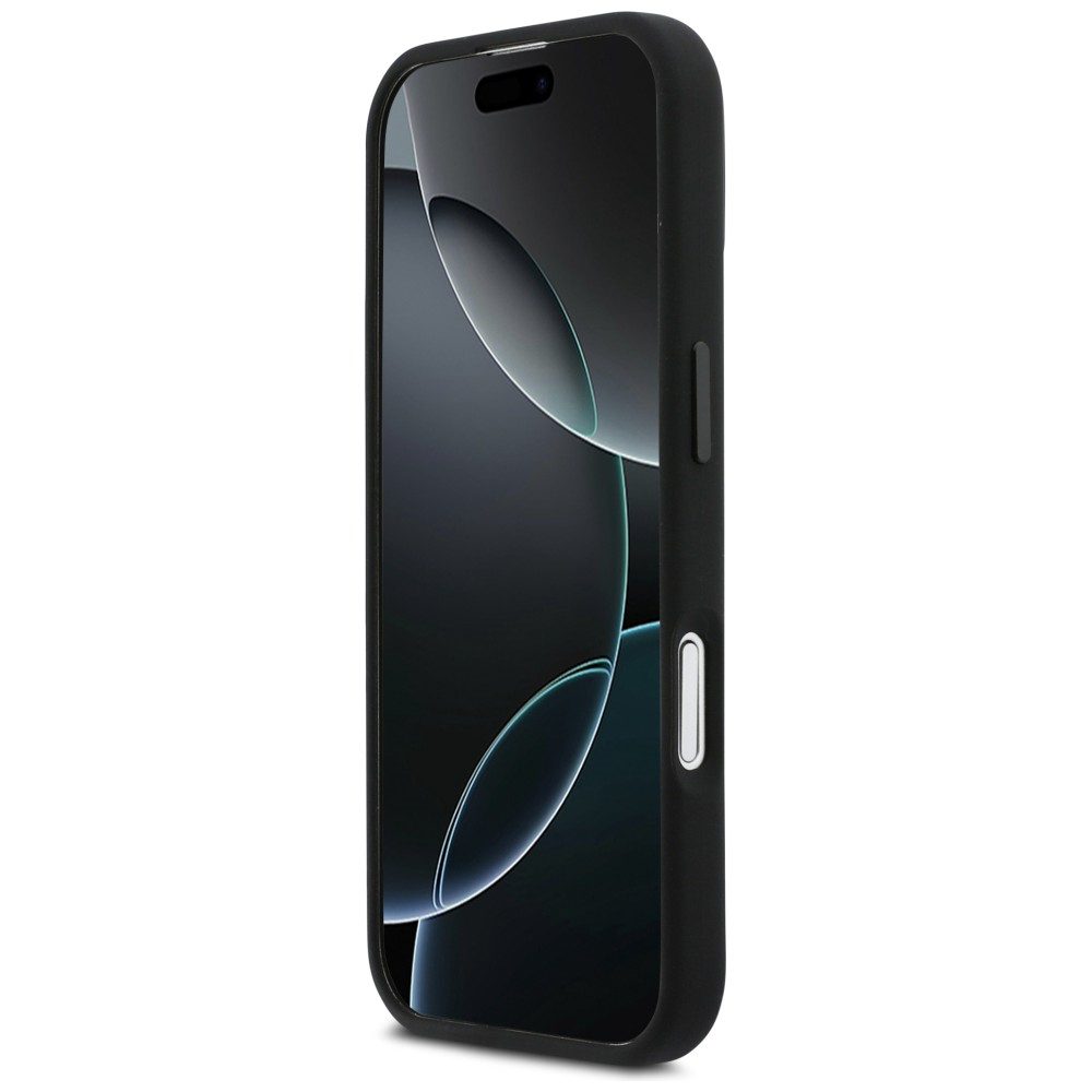 BMW M Silicon Tricolor Line MagSafe Case for iPhone 17 - Blackeng