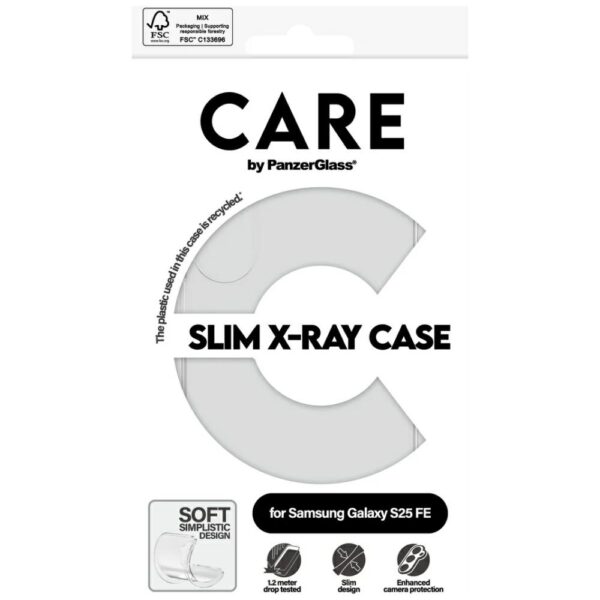 205465_4 CARE by PanzerGlass Fashion X-Ray Case for Samsung Galaxy S25 FE - Transparenteng