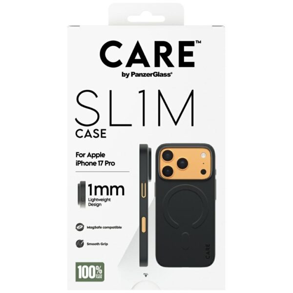 CARE by PanzerGlass SL1M MagSafe Case for iPhone 17 Pro - Blackeng