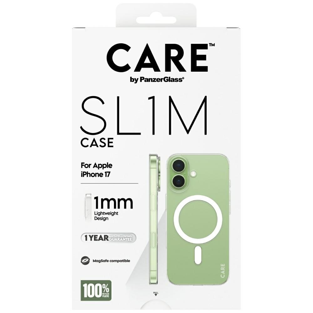 CARE by PanzerGlass SL1M MagSafe Case for iPhone 17 - Transparenteng