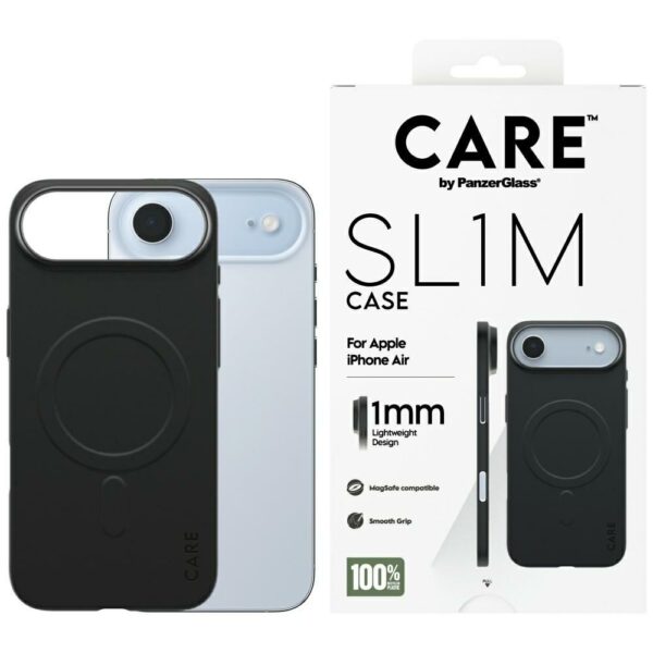 CARE by PanzerGlass SL1M MagSafe Case for iPhone Air - Blackeng