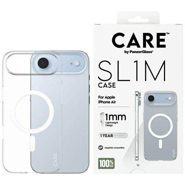 CARE by PanzerGlass SL1M MagSafe Case for iPhone Air - Transparenteng