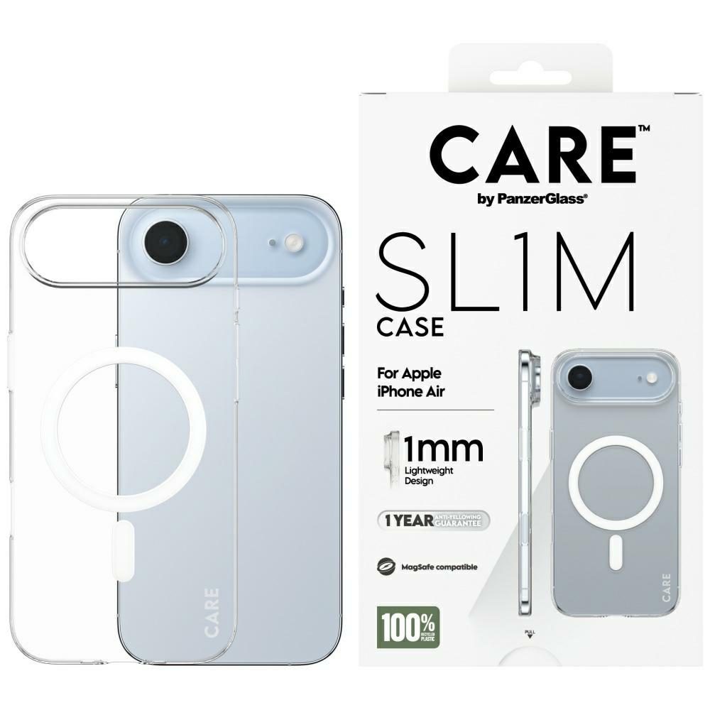 CARE by PanzerGlass SL1M MagSafe Case for iPhone Air - Transparenteng