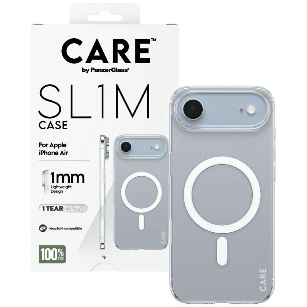 CARE by PanzerGlass SL1M MagSafe Case for iPhone Air - Transparenteng