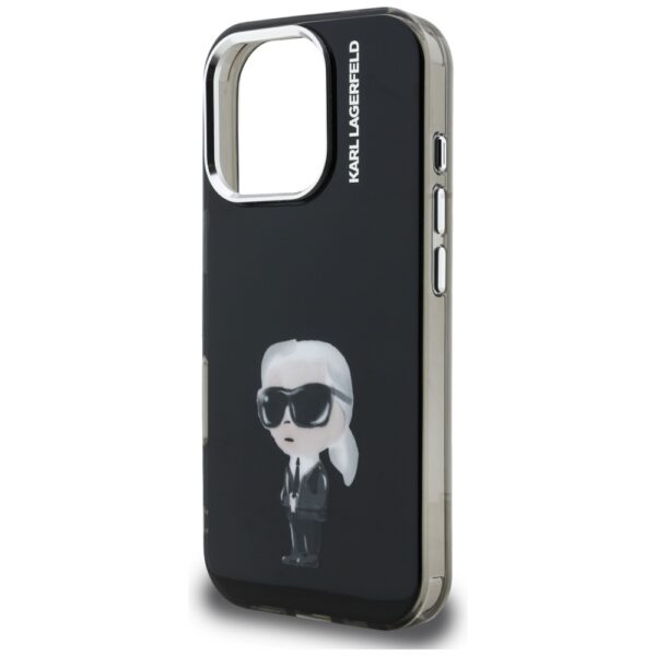 205518_6 Karl Lagerfeld IML Aquarelle Karl & Logo MagSafe Case for iPhone 16 Pro Max - Blackeng