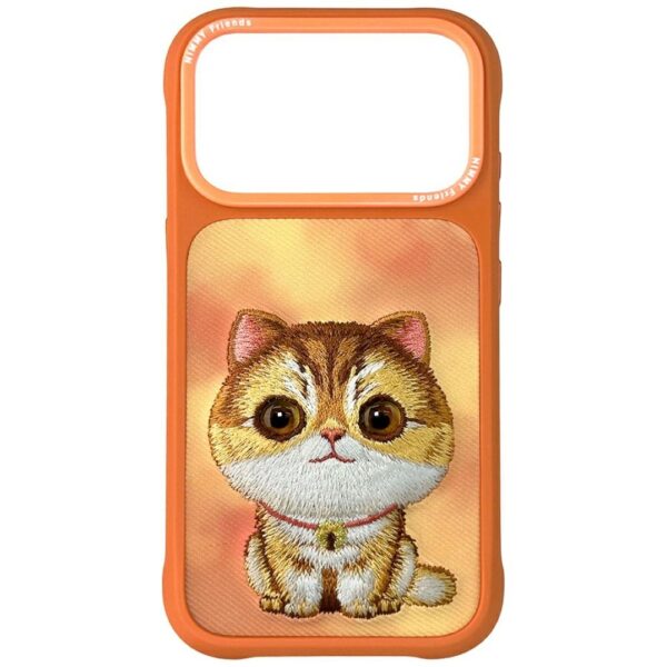 205535_1 Nimmy Big Eyed Pet 2.0 Cat case for iPhone 17 Pro - orangeeng