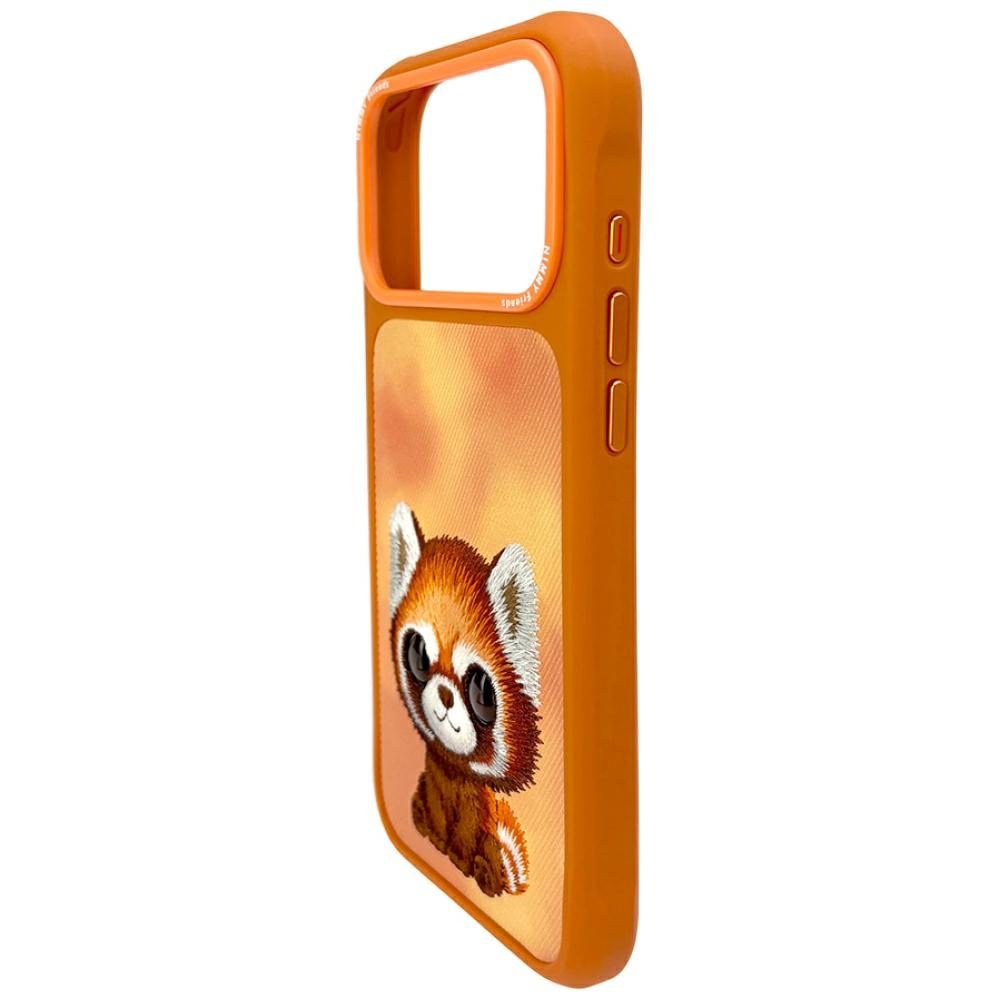 205537_4 Nimmy Big Eyed Pet 2.0 Raccoon case for iPhone 17 Pro - orangeeng