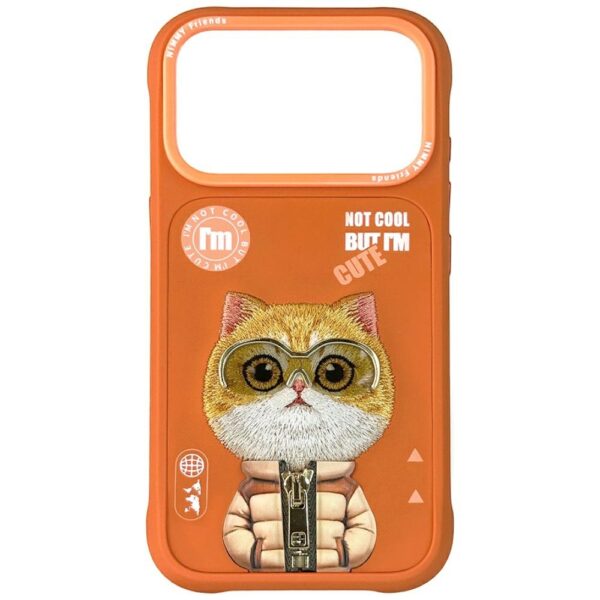 Nimmy Cool&Cute 2.0 Cat Case for iPhone 17 Pro Max - Orangeeng