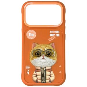 Nimmy Cool&Cute 2.0 Cat Case for iPhone 17 Pro - Orangeeng